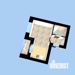 Студия квартира, вторичка, 27м2, 1/5 этаж