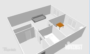 1-к квартира, вторичка, 30м2, 2/5 этаж