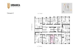 1-к квартира, вторичка, 22м2, 21/32 этаж