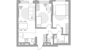 3-к квартира, вторичка, 65м2, 11/23 этаж