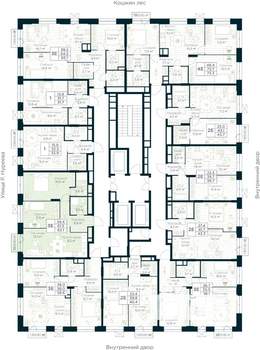 2-к квартира, вторичка, 62м2, 8/30 этаж
