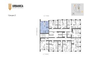2-к квартира, вторичка, 56м2, 20/32 этаж