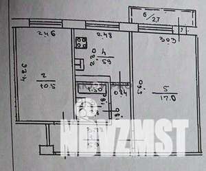 2-к квартира, вторичка, 42м2, 5/5 этаж