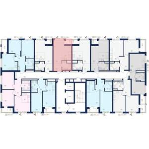 1-к квартира, вторичка, 25м2, 7/22 этаж