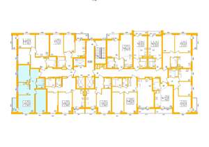 3-к квартира, строящийся дом, 58м2, 26/27 этаж