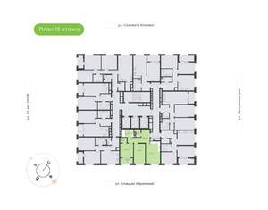 3-к квартира, вторичка, 61м2, 13/24 этаж