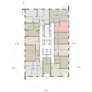 1-к квартира, вторичка, 34м2, 14/25 этаж