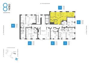3-к квартира, вторичка, 74м2, 2/17 этаж