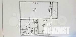1-к квартира, вторичка, 34м2, 8/9 этаж