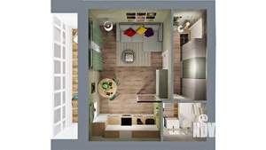 1-к квартира, вторичка, 35м2, 5/5 этаж