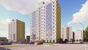 1-к квартира, сданный дом, 38м2, 17/27 этаж