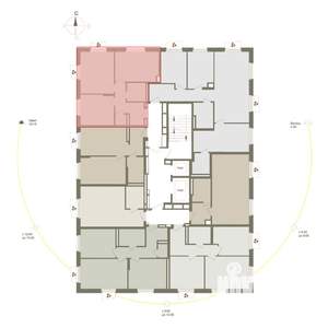 2-к квартира, вторичка, 55м2, 10/10 этаж