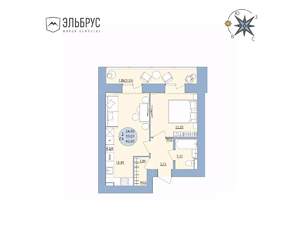 2-к квартира, вторичка, 43м2, 14/20 этаж