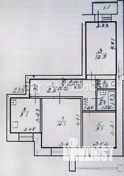 3-к квартира, вторичка, 62м2, 2/10 этаж