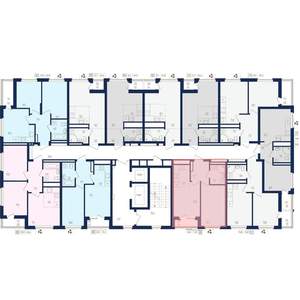 2-к квартира, вторичка, 36м2, 18/22 этаж