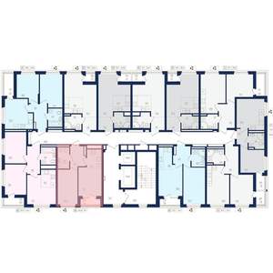 2-к квартира, вторичка, 34м2, 2/22 этаж