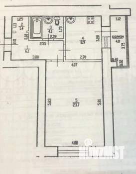 1-к квартира, вторичка, 45м2, 3/16 этаж