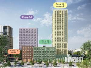 2-к квартира, вторичка, 82м2, 11/18 этаж