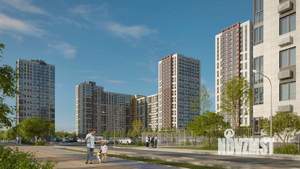 1-к квартира, строящийся дом, 42м2, 19/25 этаж