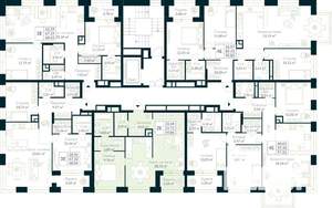 1-к квартира, строящийся дом, 55м2, 6/10 этаж