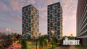 2-к квартира, строящийся дом, 41м2, 10/25 этаж