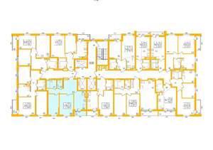 2-к квартира, строящийся дом, 57м2, 26/27 этаж