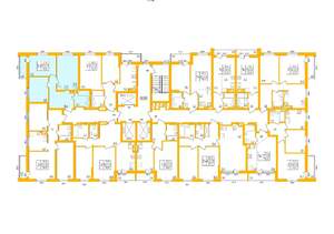 2-к квартира, строящийся дом, 54м2, 7/27 этаж