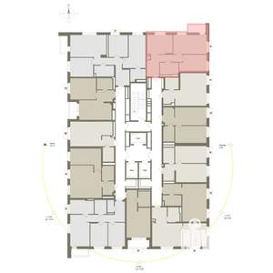 2-к квартира, вторичка, 56м2, 4/25 этаж