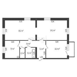 3-к квартира, вторичка, 72м2, 3/5 этаж