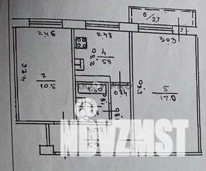 2-к квартира, вторичка, 42м2, 5/5 этаж