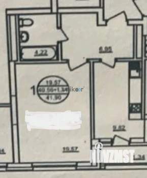 1-к квартира, вторичка, 42м2, 21/25 этаж