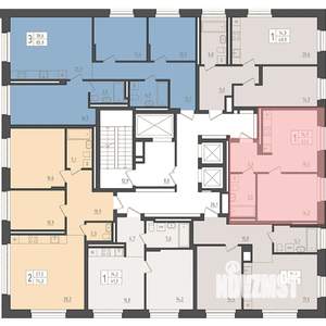 1-к квартира, вторичка, 41м2, 7/23 этаж