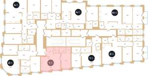 1-к квартира, вторичка, 56м2, 6/7 этаж