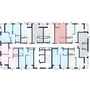 1-к квартира, вторичка, 25м2, 11/22 этаж