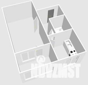 1-к квартира, вторичка, 34м2, 1/10 этаж