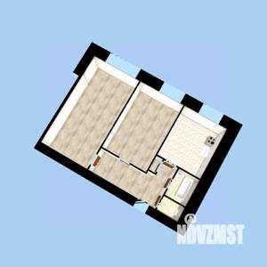 2-к квартира, вторичка, 51м2, 4/12 этаж