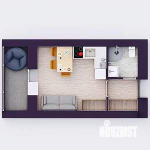 Студия квартира, вторичка, 23м2, 10/20 этаж
