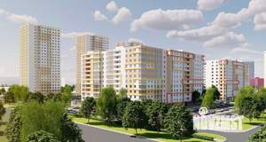 2-к квартира, строящийся дом, 54м2, 21/25 этаж