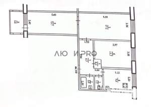 3-к квартира, вторичка, 60м2, 1/9 этаж