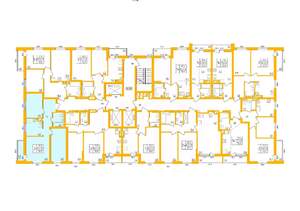 3-к квартира, строящийся дом, 59м2, 11/27 этаж
