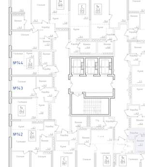 Студия квартира, вторичка, 21м2, 12/25 этаж