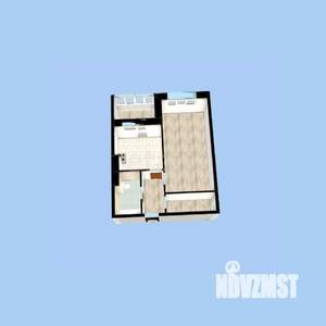 1-к квартира, вторичка, 38м2, 4/10 этаж