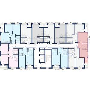 1-к квартира, вторичка, 29м2, 11/22 этаж