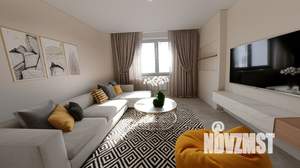2-к квартира, вторичка, 74м2, 13/16 этаж