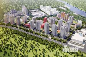 2-к квартира, строящийся дом, 63м2, 13/25 этаж