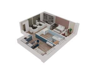 2-к квартира, вторичка, 65м2, 2/12 этаж