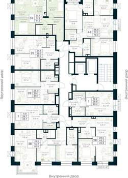 2-к квартира, вторичка, 51м2, 4/15 этаж