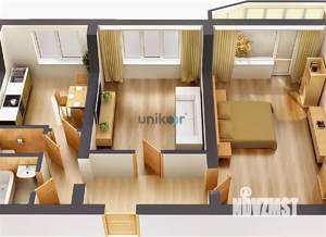 2-к квартира, вторичка, 64м2, 7/25 этаж