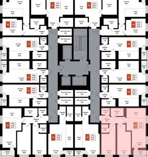 2-к квартира, вторичка, 63м2, 2/25 этаж