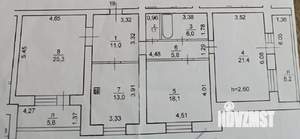 3-к квартира, вторичка, 116м2, 4/16 этаж